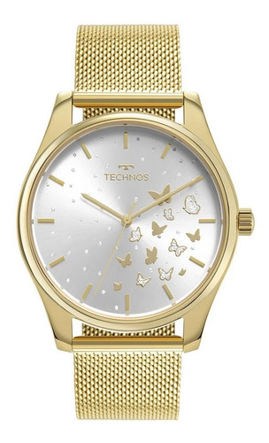 Relógio Technos Feminino Dourado 2036mnw 1k Original