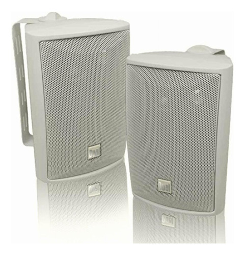 Dual 100 Watt 3-way Indoor/outdoor Bocinas In White (pair)