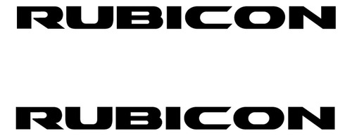 Sticker Jeep Rubicon Calcomania Rótulo De Vinil X2 Cofre