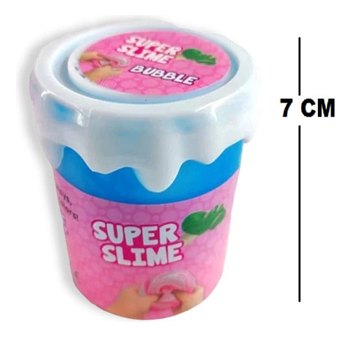 Imagen 3 de 4 de Super Slime Bubble Unicornio En Pote Playking