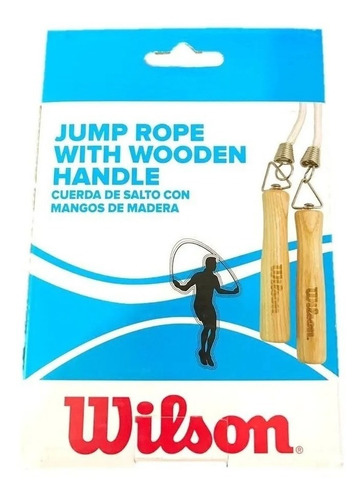 Cuerda Para Salto Con Mangos De Madera Wilson CS0MA