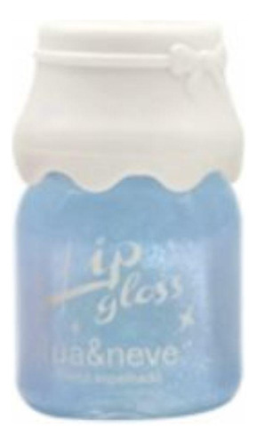 Lip Gloss Brilho Labial Azul Efeito Espelhado Lua&neve