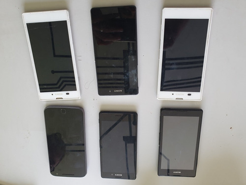 Lote De 6 Celulares Sony E Morotola Leia A Descrição.