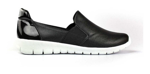 Imagem 1 de 4 de Tênis Conforto Eva Piccadilly 970054 Preto/branco