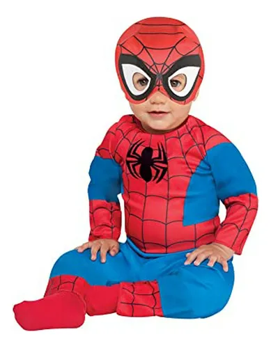 Disfraz Spider-man Para Bebés Compatible Con Marvel Comics.
