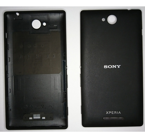 Imagem 2 de 4 de Tampa Traseira Sony Original Xperia C - C2304 Preto Nova