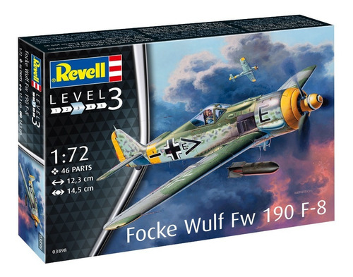Focke Wulf Fw190 F-8  By Revell Germany # 3898  1/72