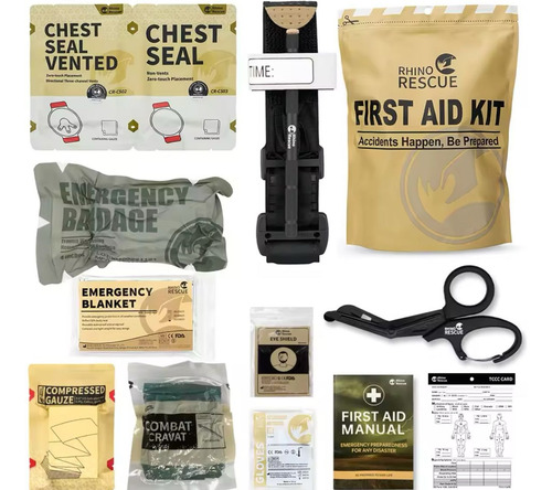 Kit De Trauma Primeros Auxilios Para Exteriores Rhino Rescue