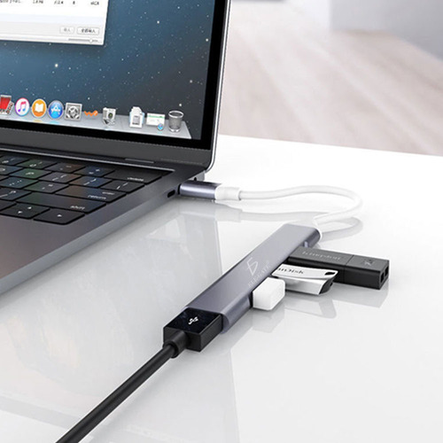 Adaptador Otg Hub Tipo C Hembra A Usb 3.0 Macho