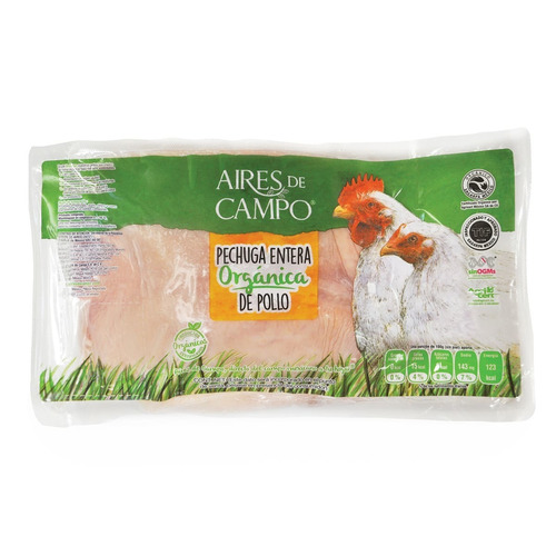 Pechuga pollo Aires de Campo de producción orgánica 500 g | MercadoLibre