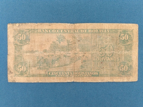 Cédulas Antigas Da Bolivia Bolivianos 1945 (Usado)