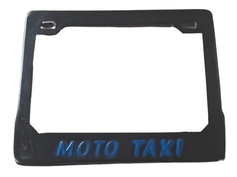 Porta Placa De Aluminio Moto Taxi