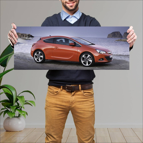 Cuadro 30x80cm Auto 2012 Opel Astra Gtc Auto 540