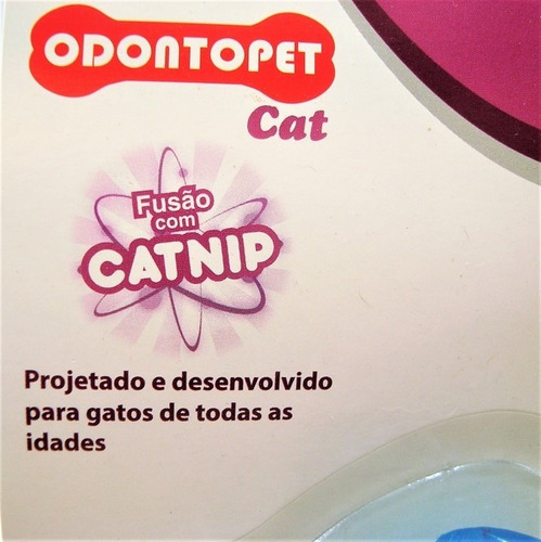 Imagem 3 de 6 de Brinquedo Para Gatos De Todas As Idades Odonto Cat Minhoca Com Cat Nip