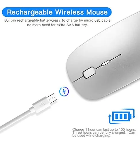 Mouse Inalámbrico Shuguotu, 2.4g Slim Mute Silent Click Mous
