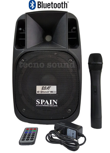 Cabina Recargable Spain Audio 8  (bafle Activo) 8 Bat -usb