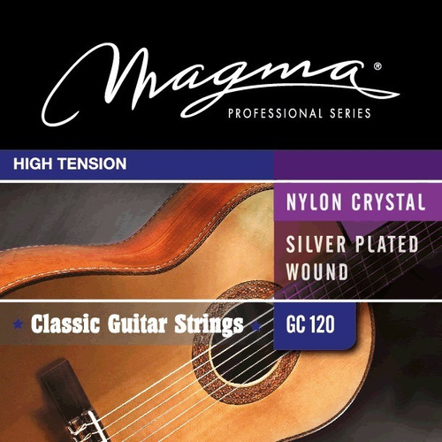 Encordado Para Guitarra Clasica Tension Alta Magma Gc120