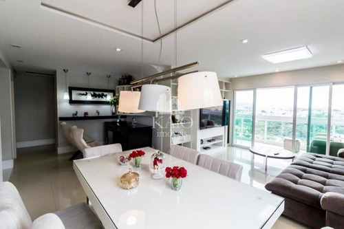 Imagem 2 de 14 de Apartamento Mobiliado 170m² 4dormitórios 2suites 4vagas