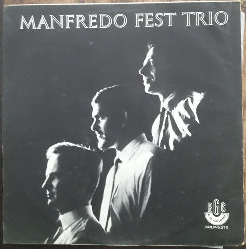 Lp Vinil (vg) Manfredo Fest Trio 1a Ed Br 1965 Rge Xrlp 5272