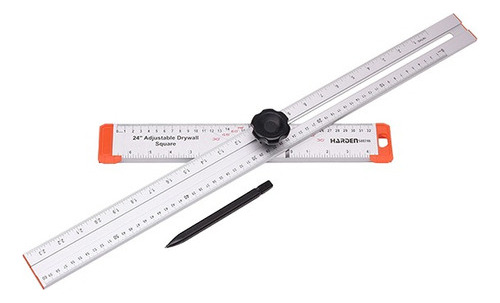 Escuadra T Regulable Falsa Aluminio 24 Pulgadas 60cm Harden