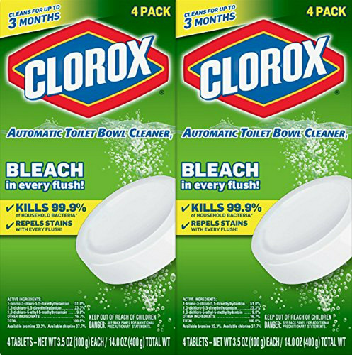 Clorox Automático Wc Tabletas Tazón De Limpieza Con Cloro - 