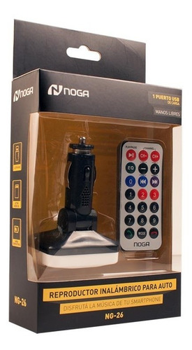 Imagen 2 de 2 de Reproductor Auto-mp3 12v Noga Usb+microsd Ng26 Noga