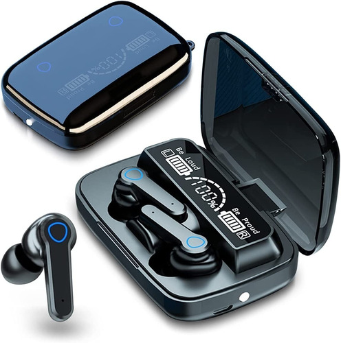 Audífonos M12 Bluetooth Impermeables Hifi 9d + Banco Energía