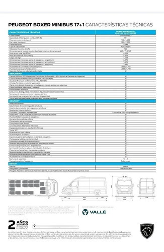 Imagen 8 de 22 de Peugeot Boxer Minibus 17+1 Okm Robayna Gf Stock