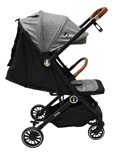 Carriola Vicka Travel System Lifestyle By Infanti Reversible Color Gris Chasis Negro