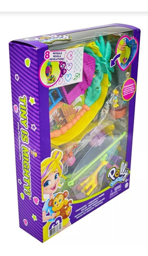 Set Bolsa Piña Tropical Polly Pocket Mattel Con Accesorios