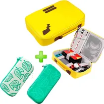Comprar Pack Maleta Nintendo Switch Y Oled Pikach + Estuche Verde Ac
