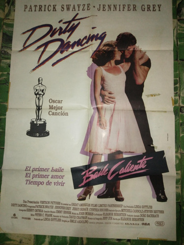 Poster Pelicula * Baile Caliente ** Año 1987 - P. Swayze