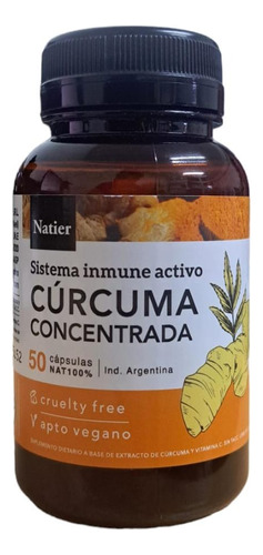 Natier- Curcuma Concentrada X50 Cap