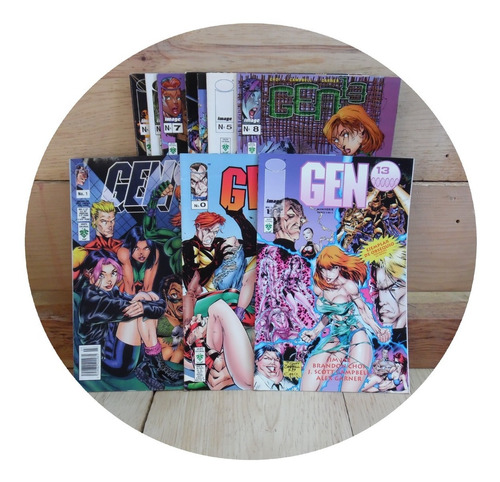 Revista Cómic De Gen 13 Lote Que Incluye Los Números 1 Y 0