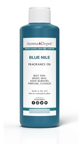 Aroma Depot 8oz / 8 Ounces Blue Nile Perfume Oil For Making,