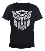 Comprar Remera Algodón Unisex Transformers Autobots