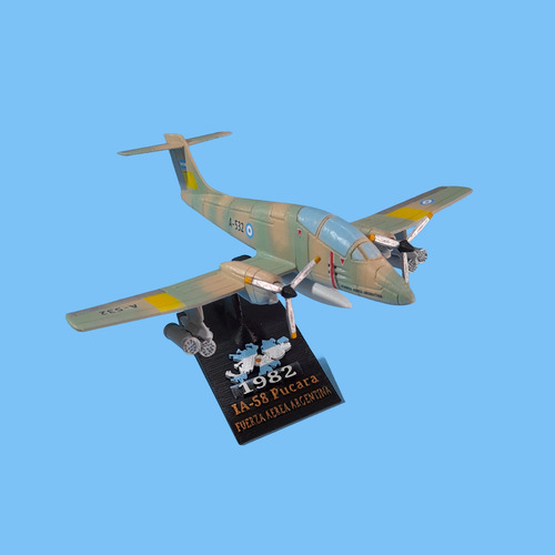 Maqueta Avión Guerra Argentino Ia-58 Pucara Malvinas