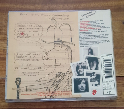 Jamming With Edward ! ( Rolling Stones / Mick Jagger ) / Cd Estándar (Usado)
