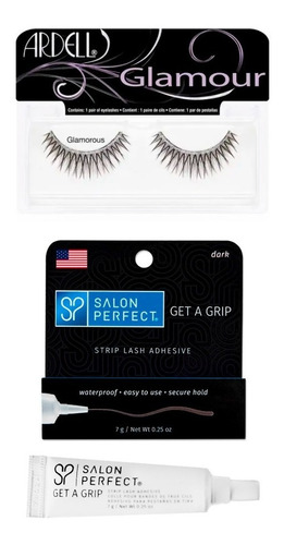 Set Pestañas Cortina Ardell + Pegamento Cvl
