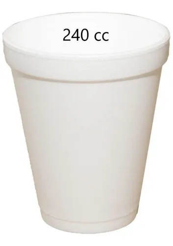Vaso T rmico Pl stico Caf Descartable 240cc Pack X 50
