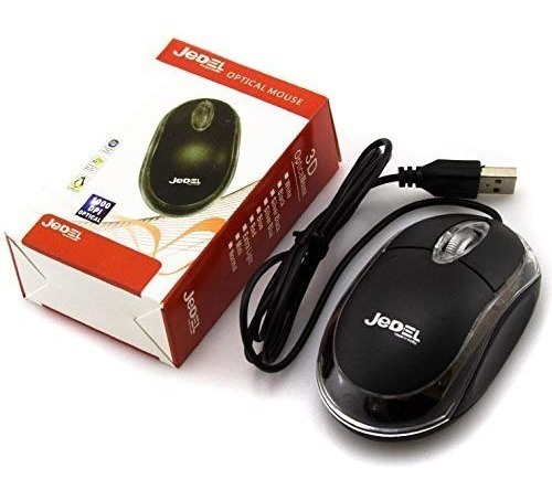 Mouse Jedel  Tb220 Optico 800dpi  Usb 2.0 Negro