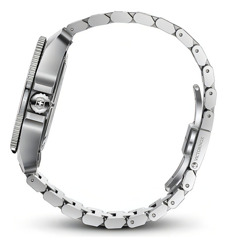 Relógio Journey 1884 com mostrador azul, pulseira de aço inoxidável, cor de pulseira azul Victorinox