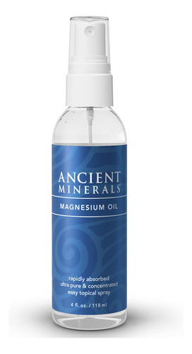Aceite De Magnesio De Ancient Minerals, 4 Onza., 1