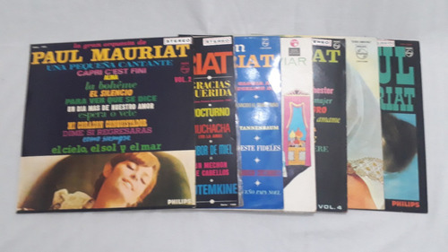 Discos Vinil Long Play Paul Mauriat Colección 7 Discos