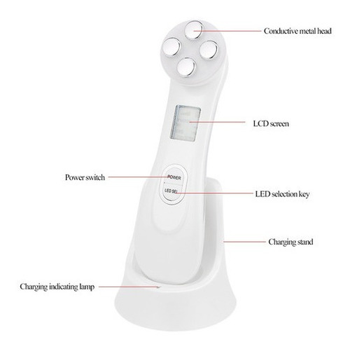 Masajeador De Radiofrecuencia Para Electroporación Facial