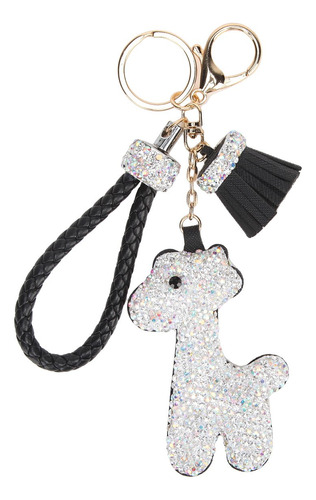 Fawziya Keychain Cute Giraffe Bling Rhines B07jk8kh5p_060424