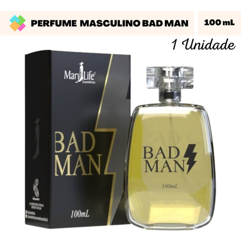 Perfume Masculino Bad Man Mary Life 100ml Bio Instinto
