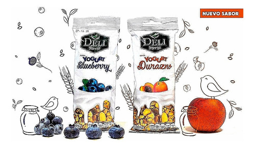 Delibarras ® Energéticas Con Yoghurt Fruta Granola Y Miel