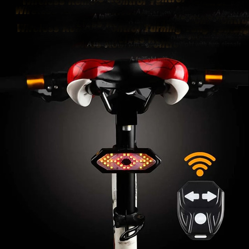Luz Trasera De Bicicleta Con Carga Usb, Luz Nocturna, Luz De