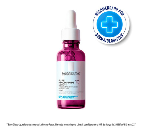 Sérum Antimarcas Pure Niacinamide 10 Reparador Uniformizador 30ml La Roche-Posay